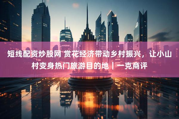 短线配资炒股网 赏花经济带动乡村振兴，让小山村变身热门旅游目的地｜一克商评